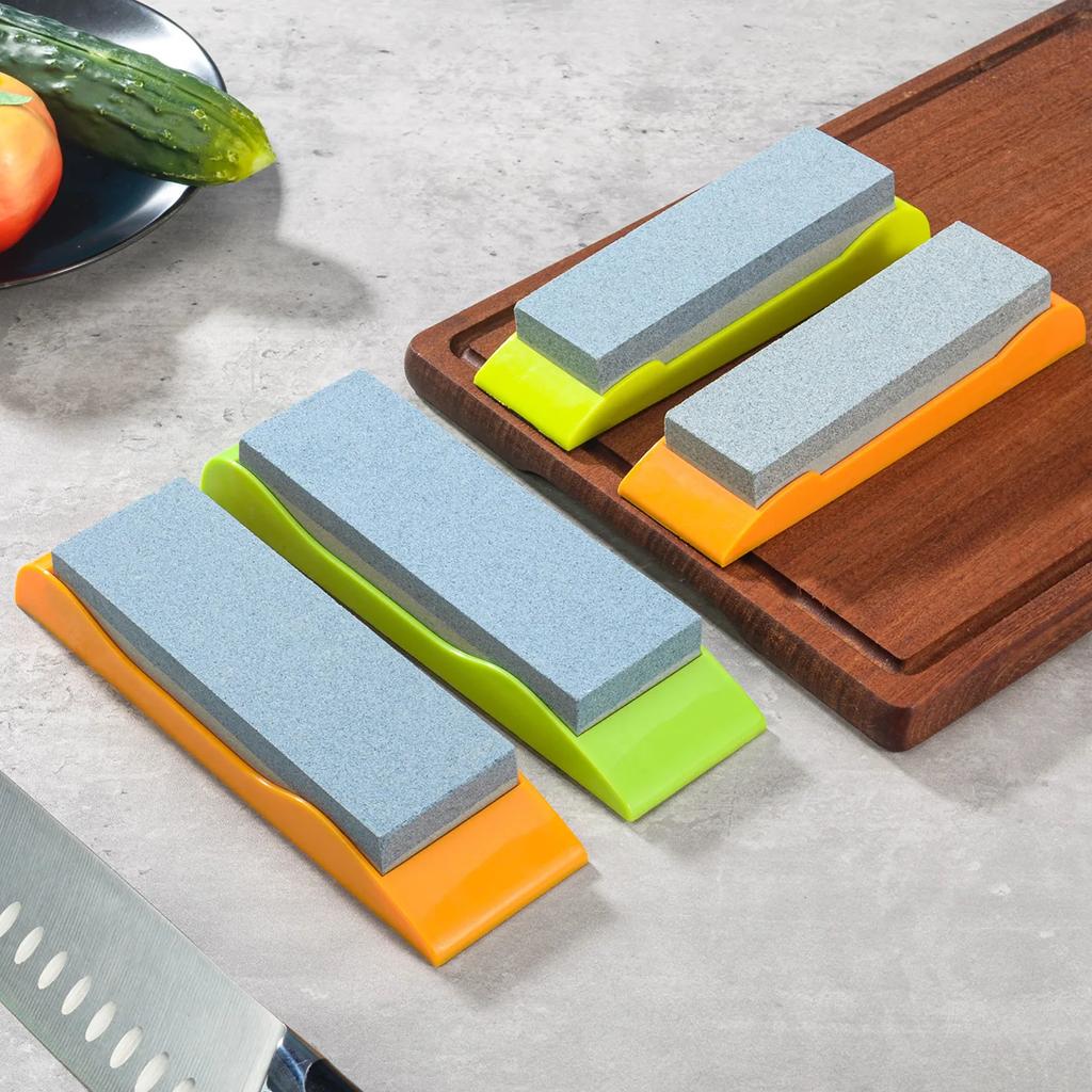 1 Pc Double Sided Sharpening Stone Multifunctional Household Portable Professional Kitchen Knife Sharpener New Kitchen Tool