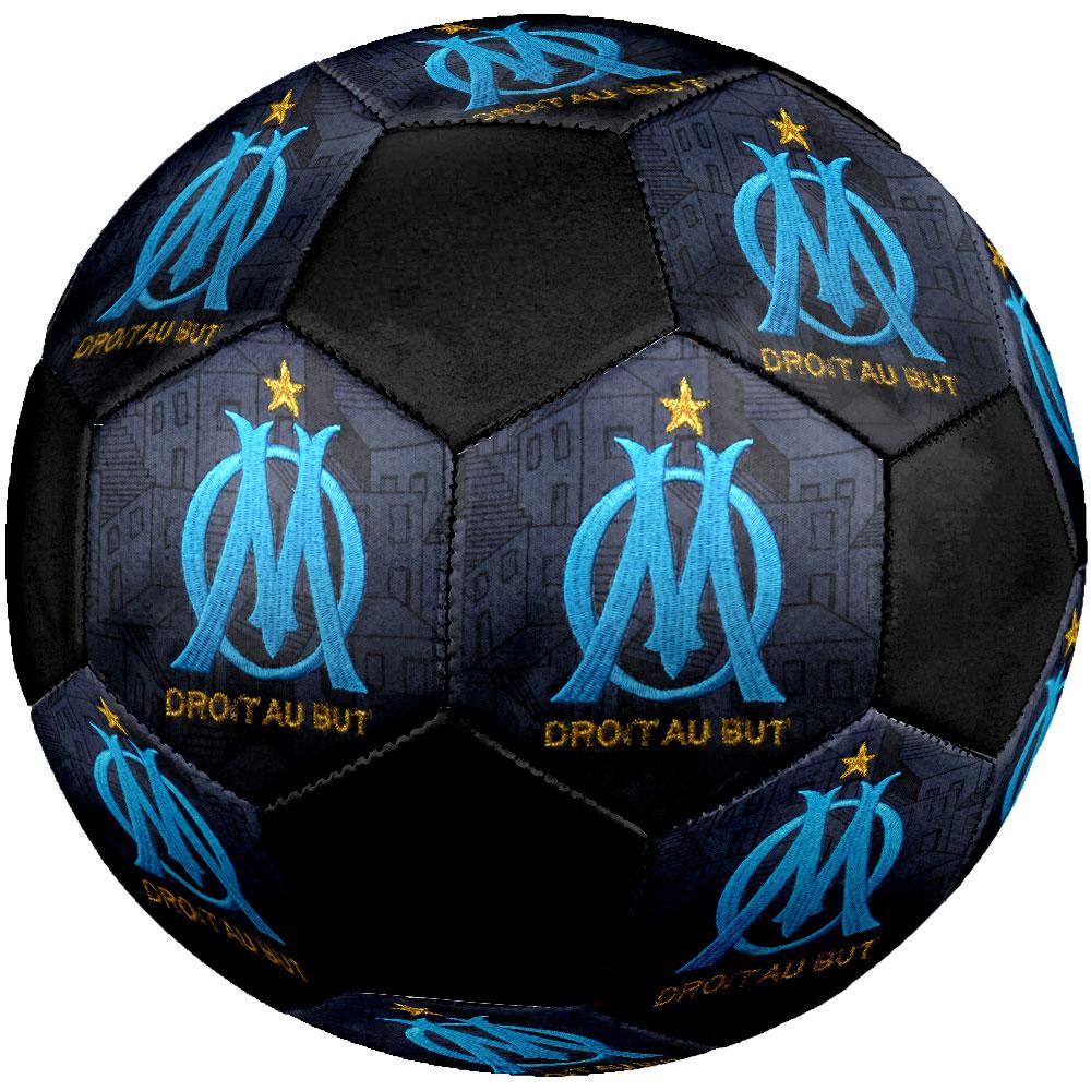Olympique De Marseille Size 5 Soccer Ball, Machine-Stitched PVC, Durable & High Bounce, All Ages Fit, Fan Merchandise, Matches & Outdoor Use.