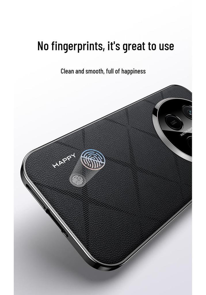 Premium Full Coverage Anti-Drop Leather Case for Honor X80 Pro Max