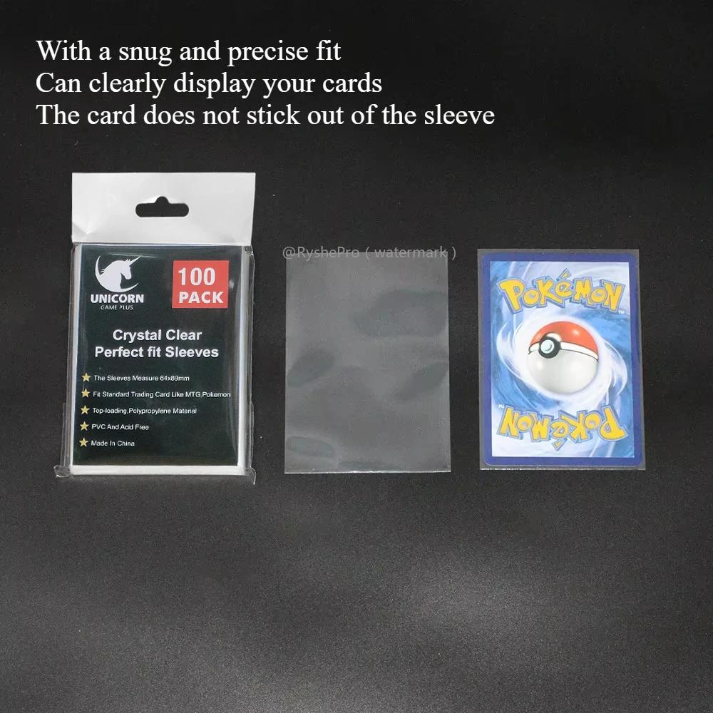 Premium-Kartenhüllen Standardgröße Klare Kartenhülle Passt über Inner Card Sleeves Perfekt für Double-Sleeving und Kompatibel mit MTG