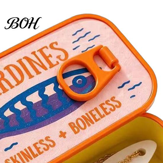 Leichte Schmuckaufbewahrung für Reisekoffer mit Fischgrätenhalterung, Tragbare Sardinendose Kleine Zubehör-Aufbewahrungsbox, Kompakt und für den täglichen Gebrauch