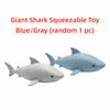 Jumbo Size Giant Shark Squishy  Toy Slow Rising Giant Shark Fidget Toy  Desk Decor
