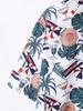 Oversized Loose HawaiianTropical Coconut Trees Short Sleeve Shirt Men Vintage Couple Beach Shirts for Summer Clothing Streetwear