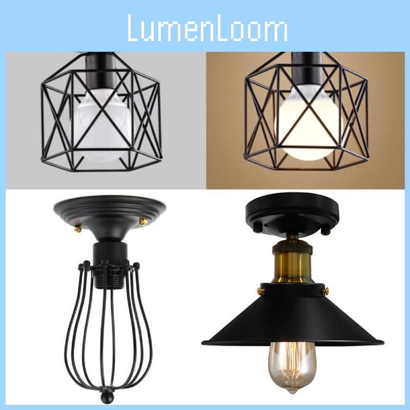 Creative Retro Industrial Edison Pendant Light Adjustable Iron Cage Led Fixture