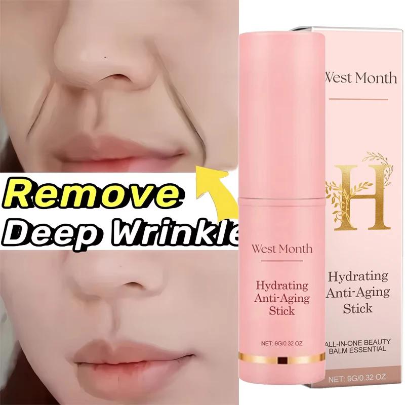 Kolagen Odstranění Vrásek Multi Bounce Balzám v Tyčince Okamžitý Anti-Aging Zpevnění Lifting Rozjasnění Obličeje Hydratační Kosmetika pro Unavenou Pleť