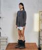 THEVINYLHOUSE Unbalance Micro Denim Skirt (W) Light Blue
