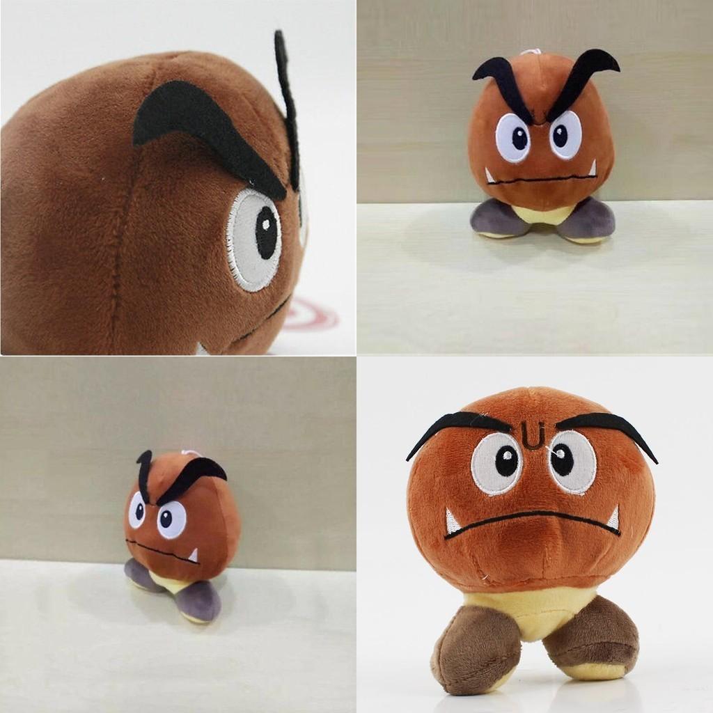 Entzückender 6'' Super Mario Bros. Trauriger Gumba Stofftier Plüschpuppe Spielzeug für alle Altersgruppen