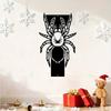 Metal Spider Wall Art, Weather-Resistant Garden & Living Room Decor, Halloween Gift for Bug Lovers