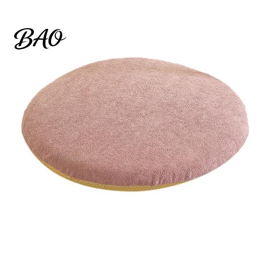 Comfortable Memory Foam Pad Chair Pad, Dining Cushion with Ties, Anti-slip Bottom, Washable Office Cover, Soft Thick Warm Seat for Autumn Winter Teddy