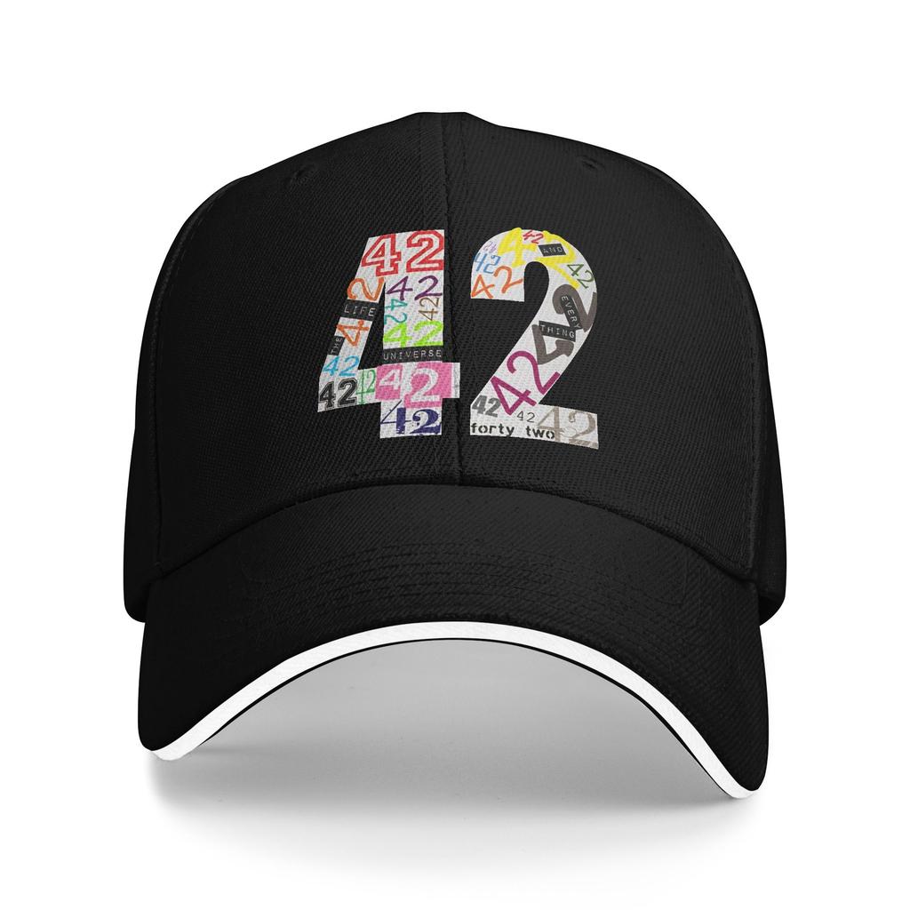 Unisex Women Dont Panic  The Answer To Life The Universe And Everything Douglas Adams Hats Trendy Baseball Cap Casual Headewear
