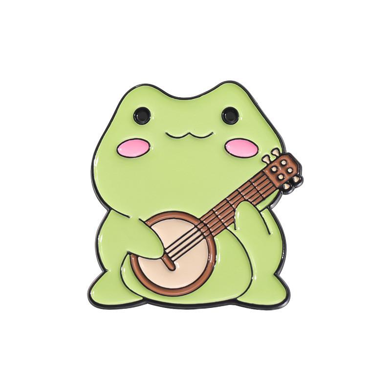 Inspired Frog Playful Enamel Brooch Stylish And Functional Pin For Casual And Formal Outfits