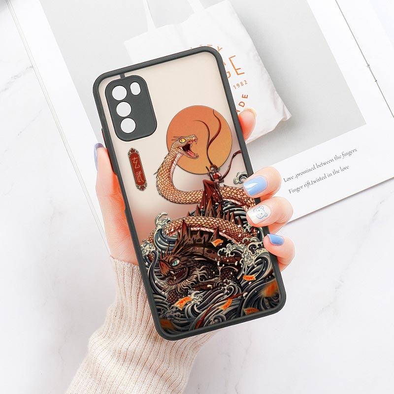 Cool Tiger Dragon Cloud Phone Case For Xiaomi Mi 11 Lite 5G NE 12 12T Pro 11T 9 10 Cover POCO X3 NFC F3 M3 M4 X4 Pro Matte Funda