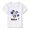 Anime Captain Tsubasa Le Petit Footballer Print Cartoon T-shirts Summer Kids T shirt Girls Boys Clothes Children Tops,HKP2309