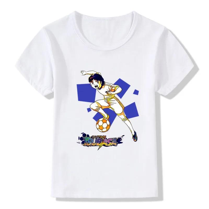 Anime Captain Tsubasa Le Petit Footballer Print Cartoon T-shirts Summer Kids T shirt Girls Boys Clothes Children Tops,HKP2309
