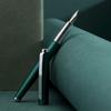HongDian 525 Green Metal Fountain Pen, Extra Fine Nib Classic Pen, Includes Metal Pen Case and Refillable Converter