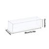 1 stk klar akryl utstillingsboks Benkeboks arrangør stativ Støvtett beskyttelse utstillingsmonter displayboks