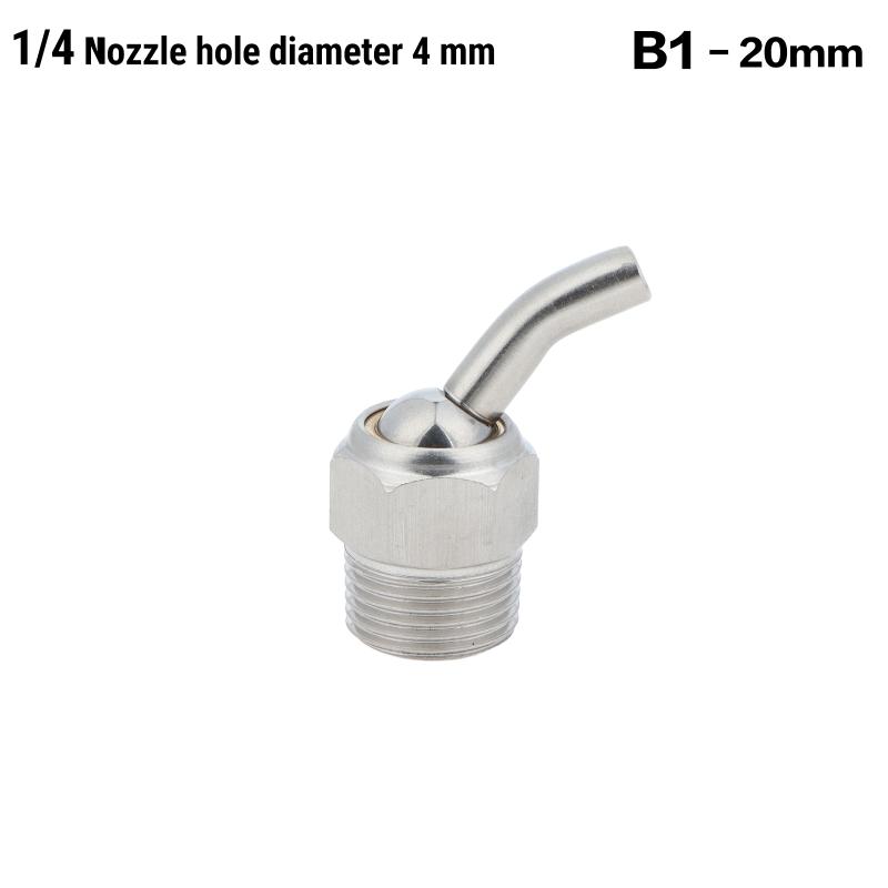 Stainless Steel Coolant Hose Nozzles Low Maintenance Anti Rust for CNC Lathes Toolholder Factory Machining Tooling
