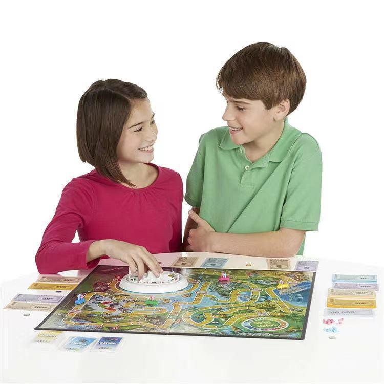 Das Spiel vom Leben Kartenspiel / Das Spiel vom Leben Brettspiel: Lustige Party, Kinder, Familie, Interaktives Spiel