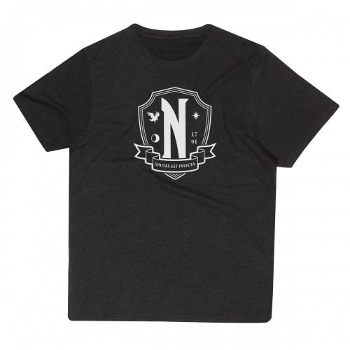 Wednesday Womens/Ladies Nevermore Logo T-Shirt