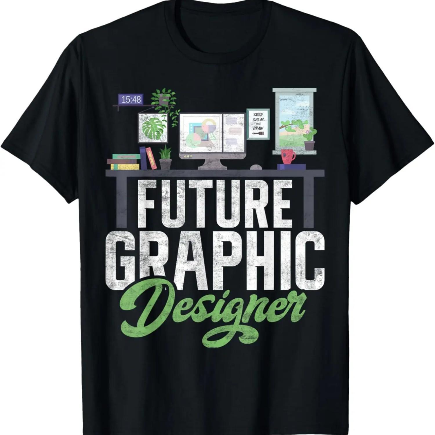 

Future Graphic Designer T-Shirt XXXXXL чёрный
