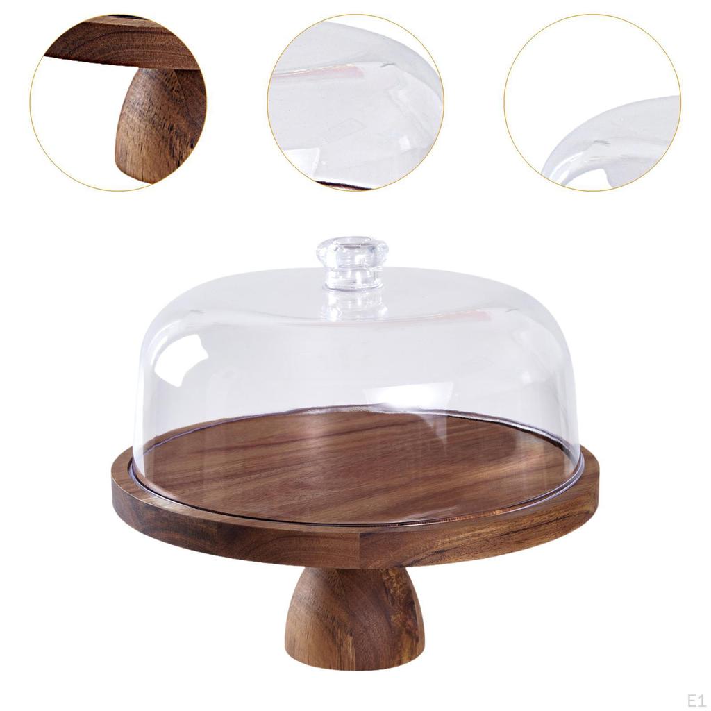 Kuchen Display Server Tablett Ständer Tragbare Vielseitig Dekorative Bruchsicher Runde Container