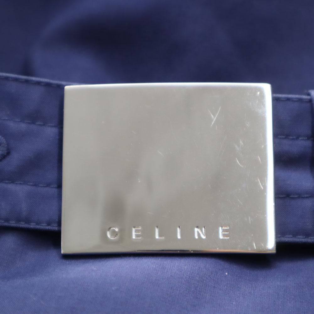 CELINE Made in Slovakia trench coat 36 blue With belt Women Used