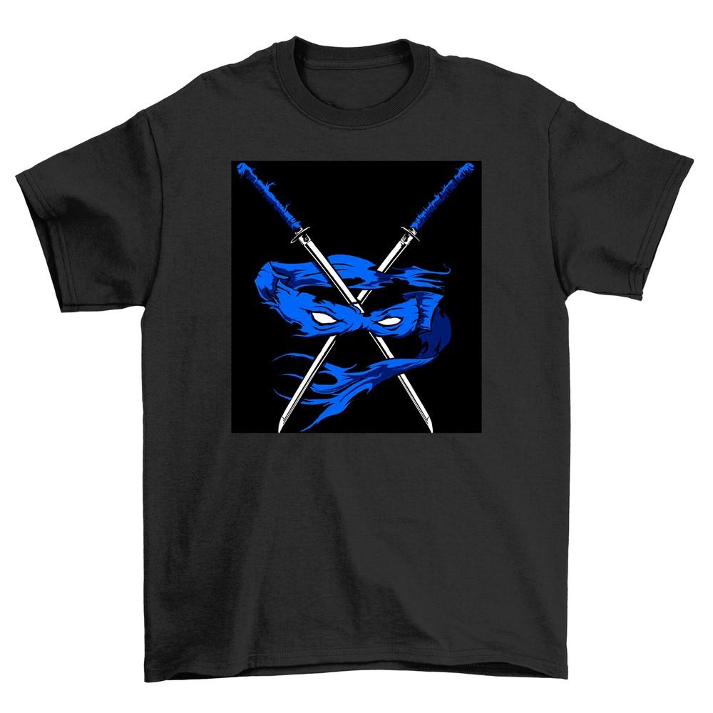 Leonardo Mask Ninja T-shirt - Ninja Approved! 100% Cotton, Funny Unisex Design -