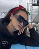 LW40064U Unisex Fashion Square Frame Sunglasses for Vacation and Party