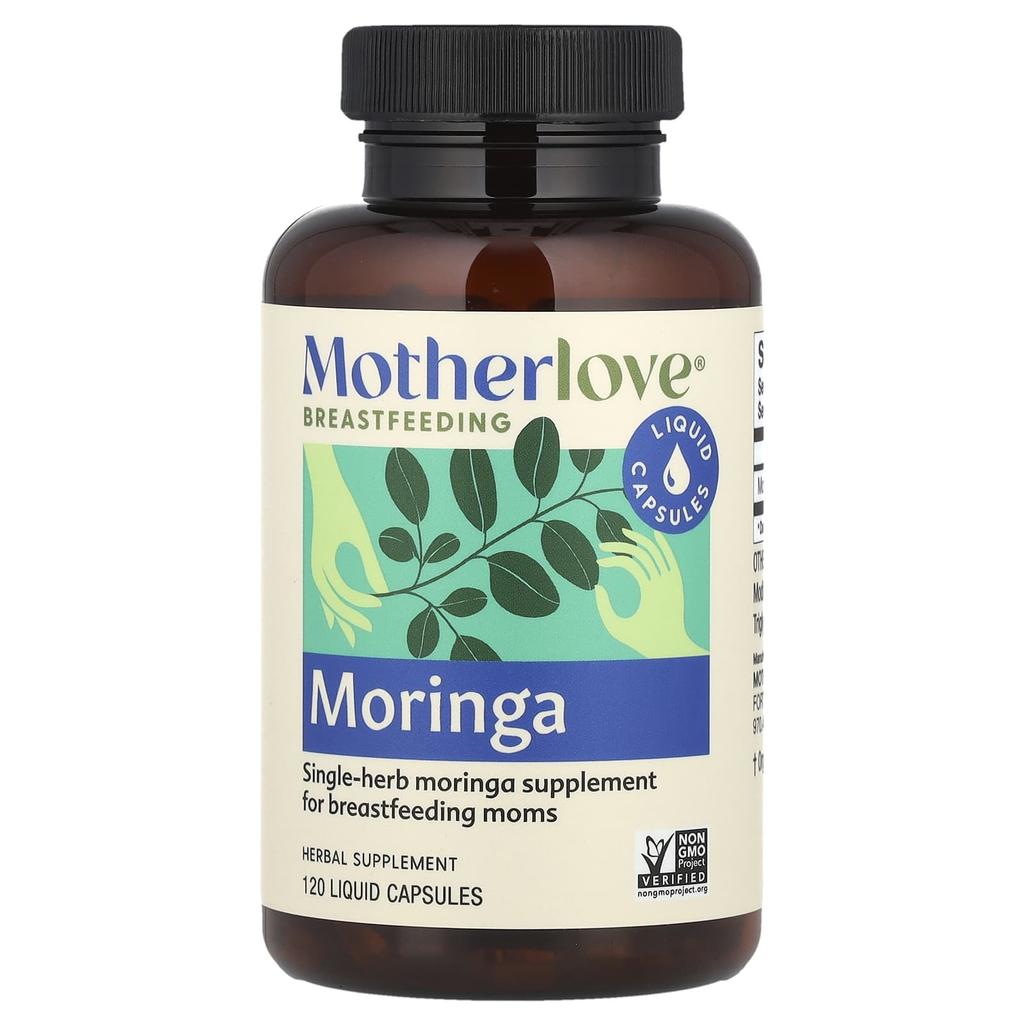 Breastfeeding, Moringa, Liquid Capsules 120 (579Mg Per Capsule)