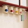 Magnetic toothbrush rack No punching bathroom bathroom Toothbrush holder Wall-mounted tooth cup holder Toothbrush cup storage rack