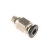 6 Pneumatic Straight Fitting 4mm Thread M6 Connector for 3D Printer