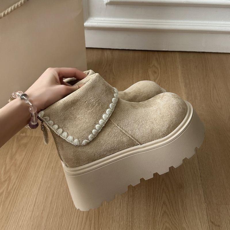 New Style Women's Shoes - Casual Thick-soled Shoes - Snow Boots - Thick-soled Boots