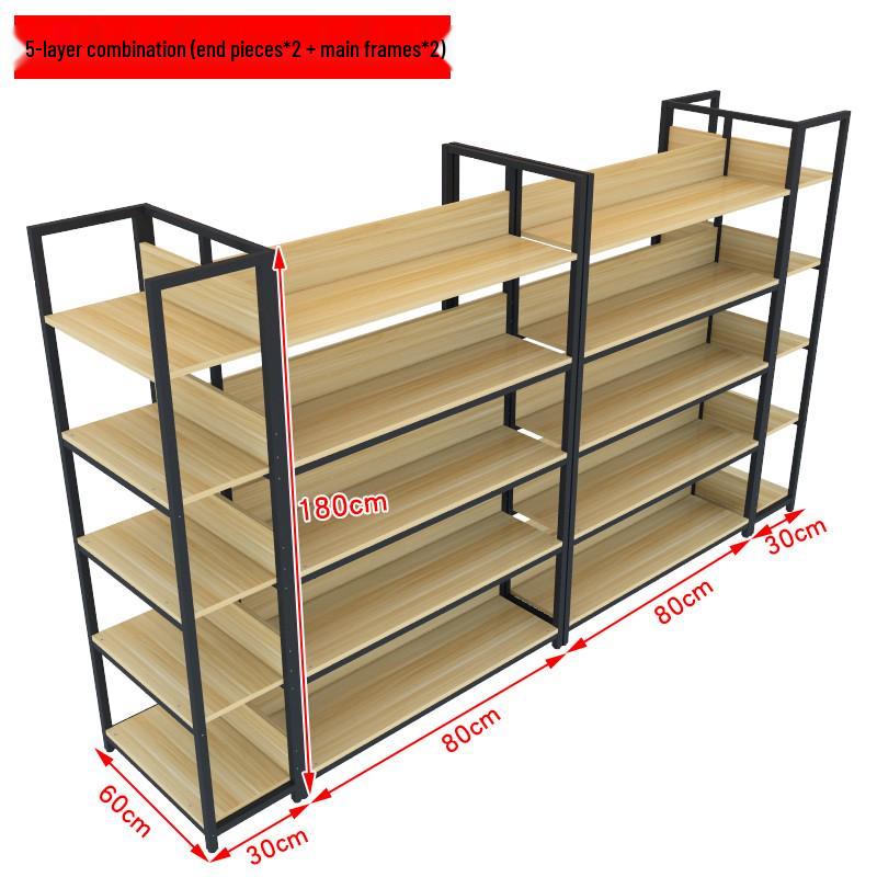 Multi-Layer Display Rack for Convenience Stores and Stationery Shops