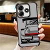 Super Sports Car Simple Desgin Soft Phone Case For Xiaomi Redmi Note 14 15 Pro Plus 13 12 11S 11T 5G 10 9S 9 Plating Anti-Fall F