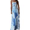 Spring Summer Spaghetti Strap Print INS Casual Vacation Loose Women Comfortable Dress Lightweight High Recognition Elegant Dress with Flattering Dress