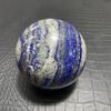9.8cm Natural Lapis Lazuli Crystal Ball Quartz Spheres Polished Stone Reiki Healing Desktop Room Decor Souvenirs Ore