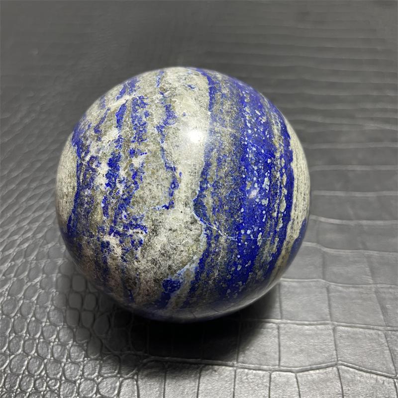 9.8cm Natural Lapis Lazuli Crystal Ball Quartz Spheres Polished Stone Reiki Healing Desktop Room Decor Souvenirs Ore