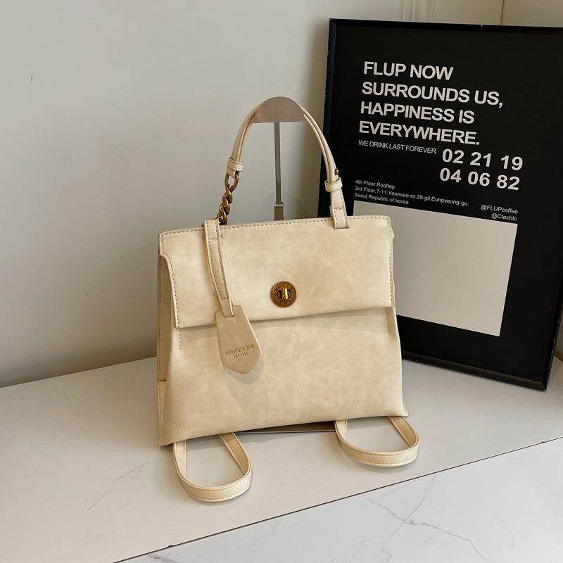 Premium Texture Retro Backpack Women's Autumn and Winter New Versatile Student Backpack Portable Commuter Bag Messenger Bag