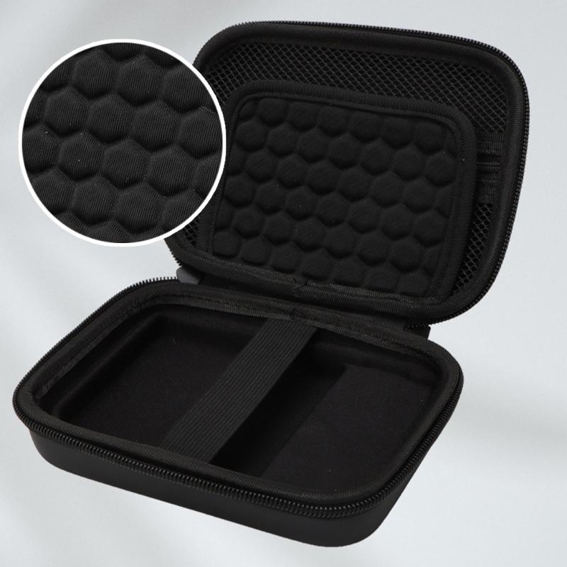 Handheld Game Console EVA Bag Scratchproof Storage Box for RG40XXV Protector Case with Mesh Pocket Travel Carrying Pouch