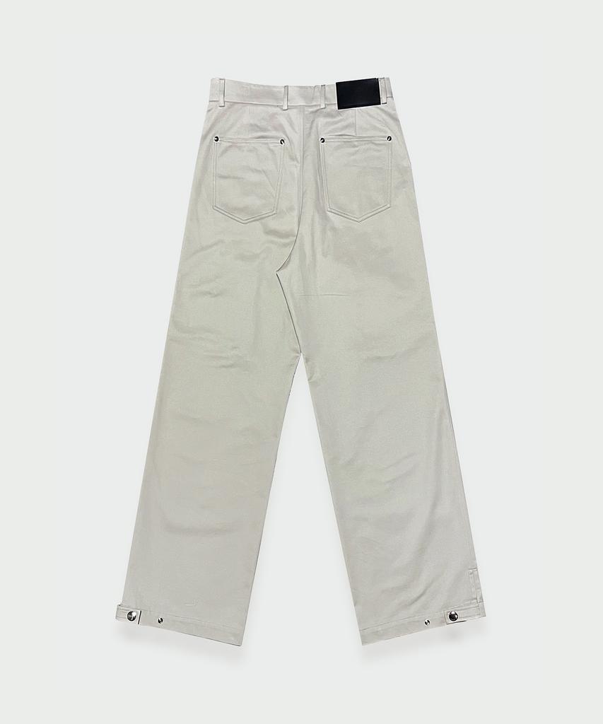 R-4 R-0019 Utility-Zip Cargo Pants(Beige)