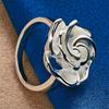 1 piece of 925 sterling silver 7-10 exquisite rose ring, women's gift jewelry, wedding accessories
