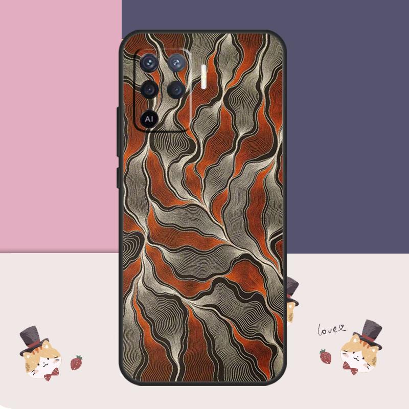 African Print Fabric Case For Oppo A60 A40 A80 A5 Pro A15 A16 A17 A57 A77 A94 A74 A54 A76 A96 A18 A38 A58 A78 A98