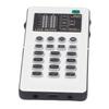 Portable Voice Changer Handheld Voice Changer Sound Card Plug And Play with 9 Built in Effects 8 Voice Modes for Mobile Phone Computer
