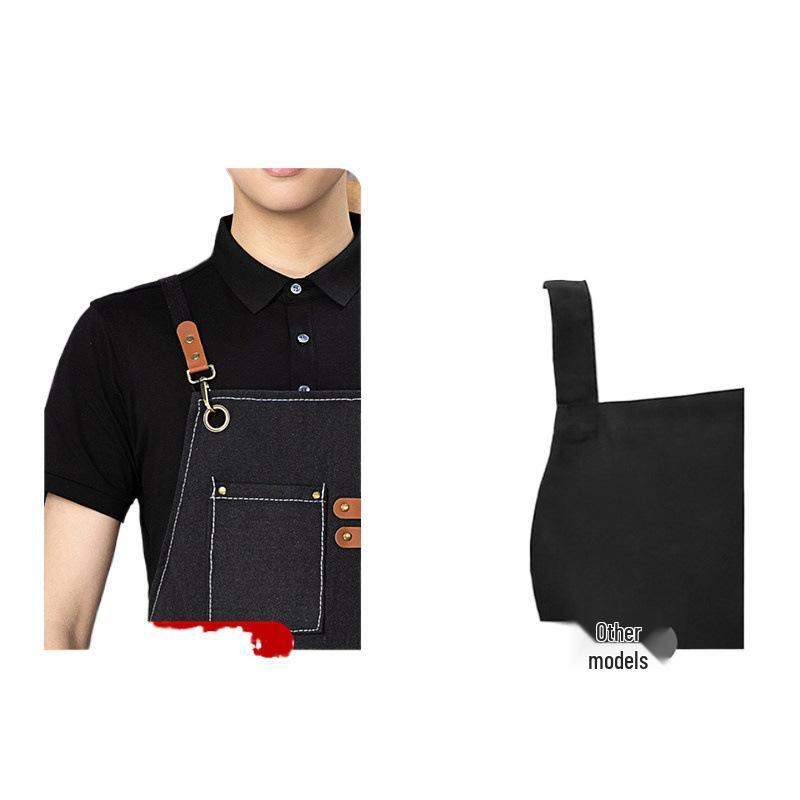 Thickened Canvas Apron for Kitchen, Gardening, Painting, Coffee Shop, Catering, and Cooking