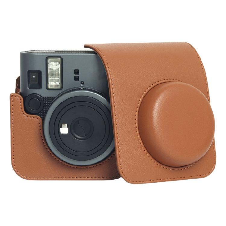 PU Leather Camera Case Solid Color Wear Resistant Shockproof Soft Camera Protective Cover Accessories for Mini 41 Camera