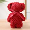 6PCS Cute Bear Towel Soft Coral Velvet Hand Towel Creative Wedding Bridesmaid Gifts Valentine's Day Gifts Party Decoration