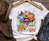 The Muppets Floral Characters Kermit Fozzie Gonzo Animal Muppet Ms Piggy Shirt Magic Kingdom Land Family Shirts