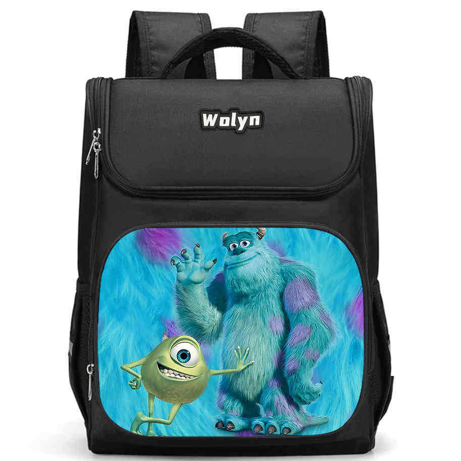 Monsters, Inc High Definition Druck Hoher Wert Anti-Buckel Verschleißfest Schulranzen Computertasche
