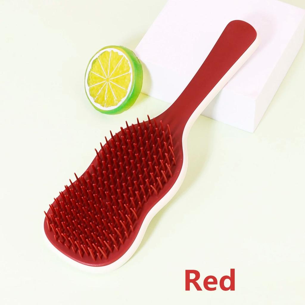 Massage function quick drying brush, anti hair removal comb styling tool, anti-static,special for real hair wigs