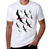 Frigate Birds Majestic Flight TShirt Abstract Pattern Print Top